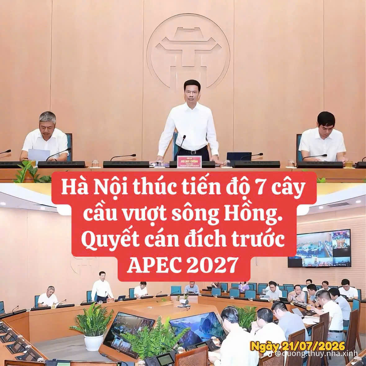 HÀ NỘI TĂNG TỐC TRIỂN KHAI 7 CÂY CẦU VƯỢT SÔNG HỒNG